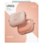 Uniq Clyde dėklas AirPods Pro (3 kart.) – rožinis