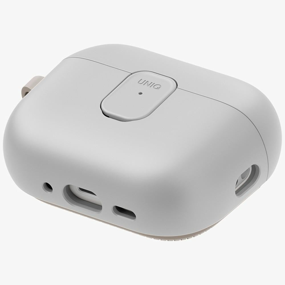 Uniq Clyde dėklas AirPods Pro 3 kart. – pilkai smėlinis