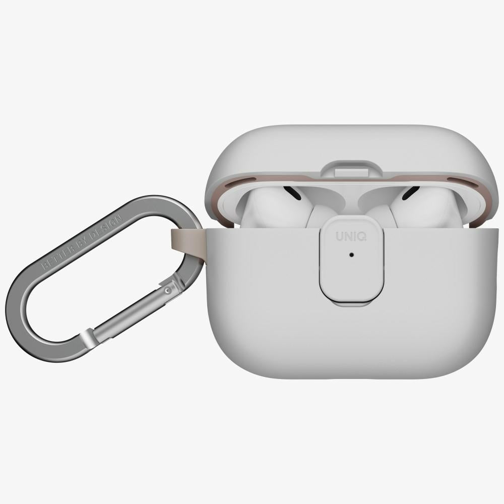 Uniq Clyde dėklas AirPods Pro 3 kart. – pilkai smėlinis