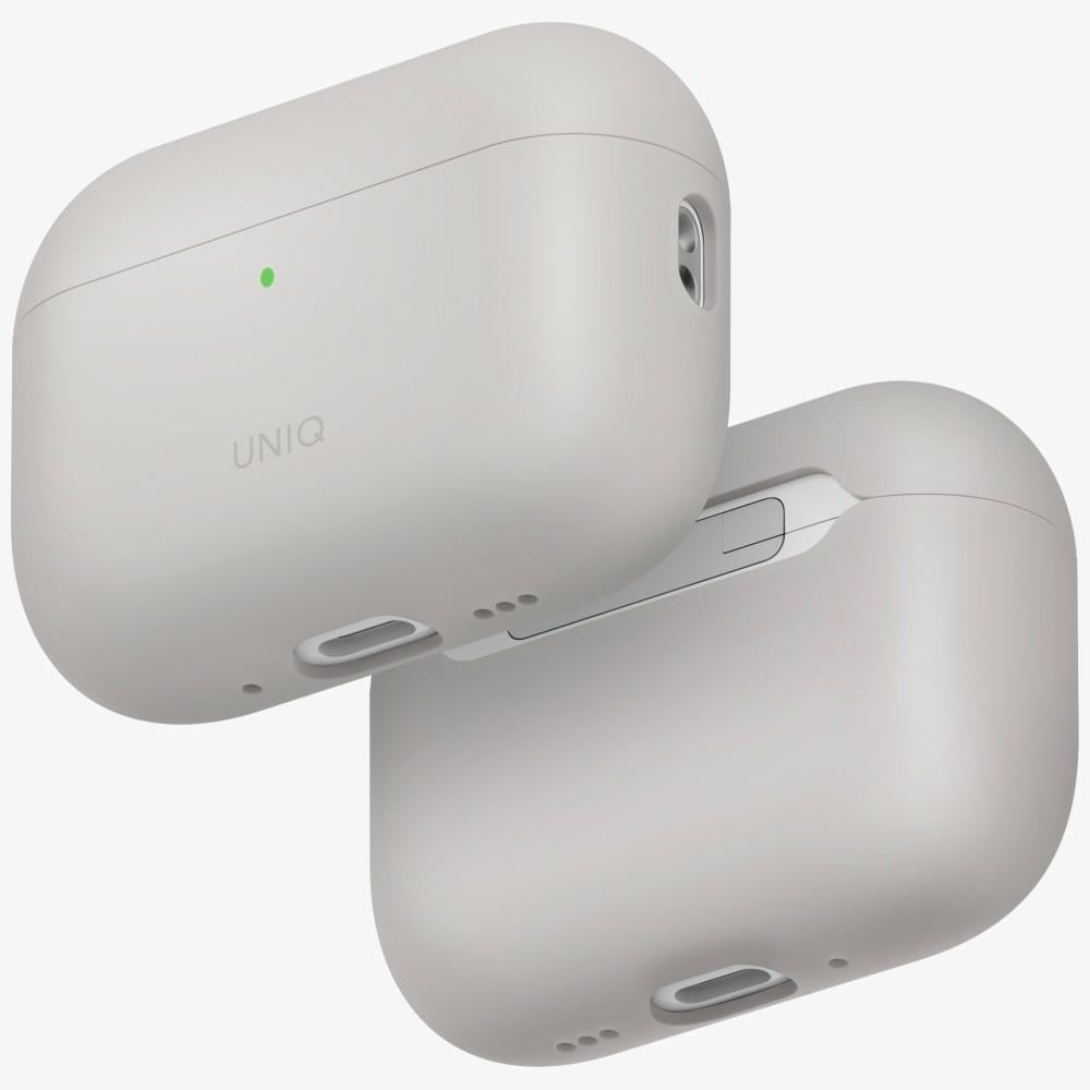 Uniq Lino Silicone dėklas AirPods Pro 3 kart. – smėlinis -- AirPods Pro