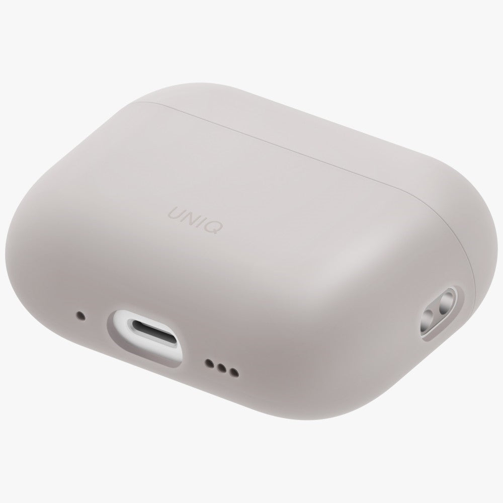 Uniq Lino Silicone dėklas AirPods Pro 3 kart. – smėlinis -- AirPods Pro