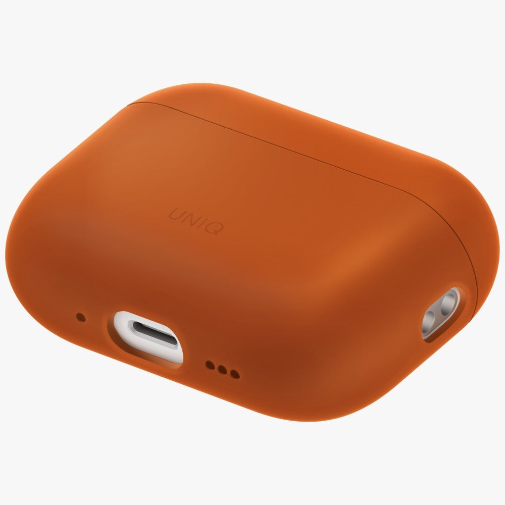 Uniq Lino silikoninis dėklas AirPods Pro (3 gen.) – oranžinis