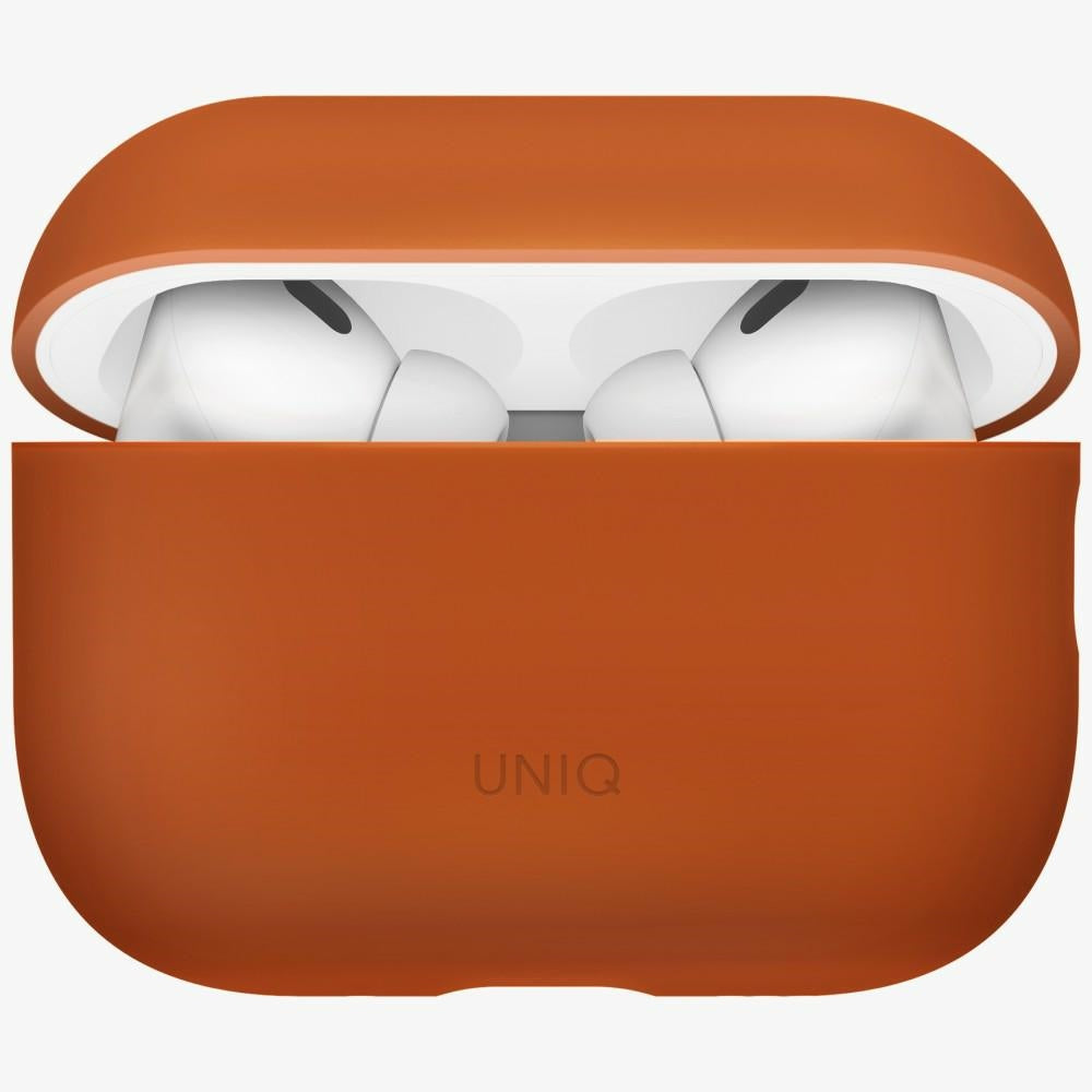 Uniq Lino silikoninis dėklas AirPods Pro (3 gen.) – oranžinis