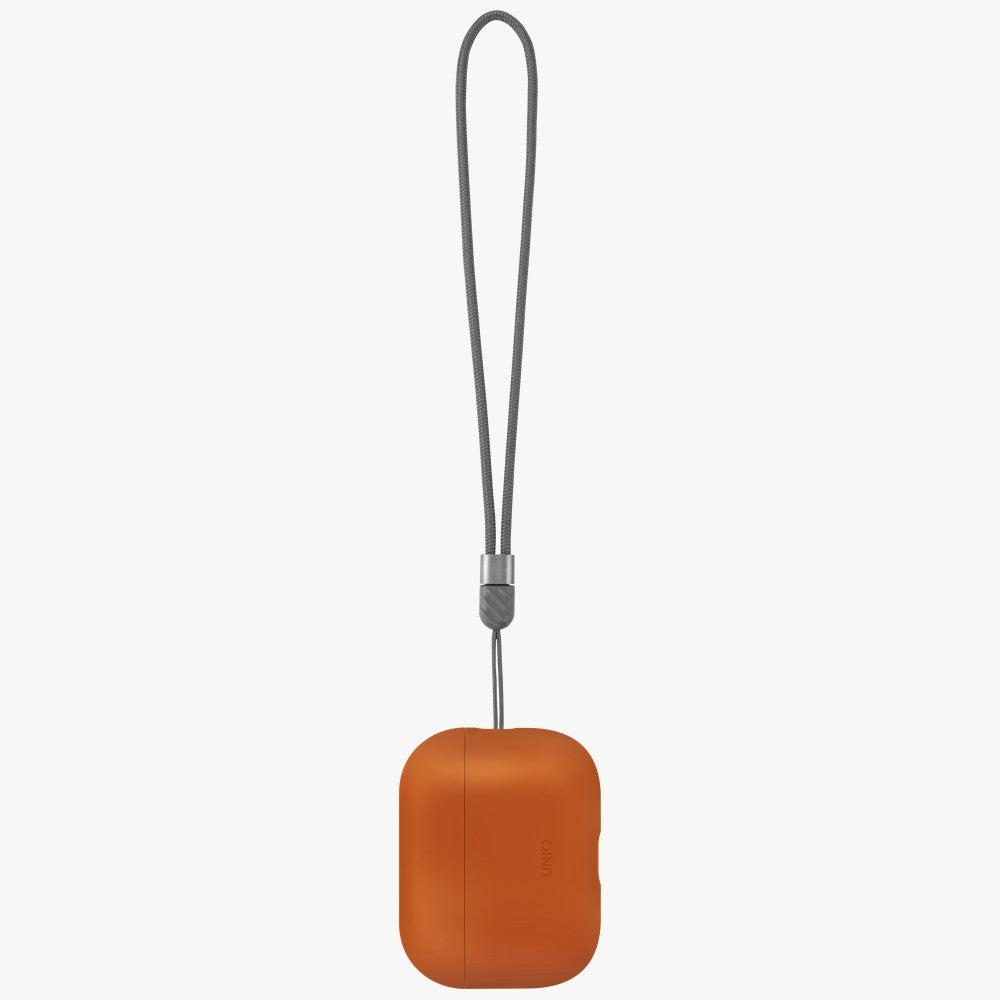Uniq Lino silikoninis dėklas AirPods Pro (3 gen.) – oranžinis