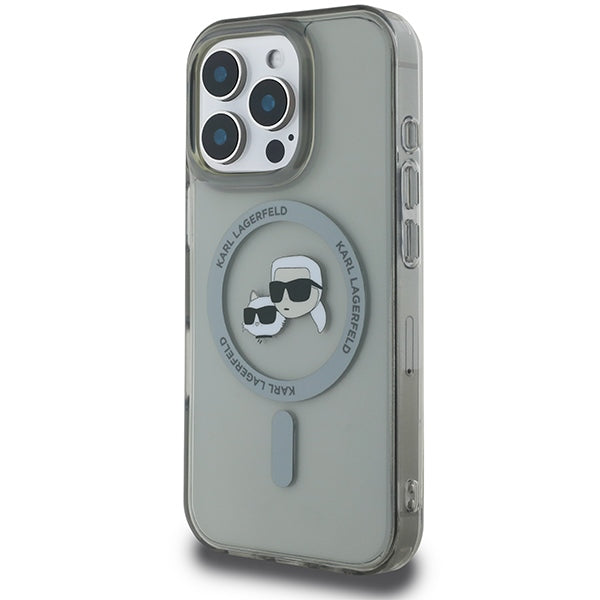 Karl Lagerfeld MagSafe dėklas iPhone 16 Pro – juodas