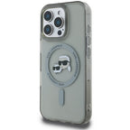 Karl Lagerfeld MagSafe dėklas iPhone 16 Pro – juodas