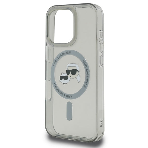 Karl Lagerfeld MagSafe dėklas iPhone 16 Pro – juodas