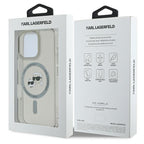 Karl Lagerfeld MagSafe dėklas iPhone 16 Pro – juodas