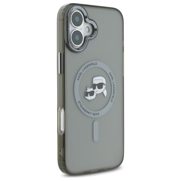 Karl Lagerfeld MagSafe dėklas iPhone 16 – juodas