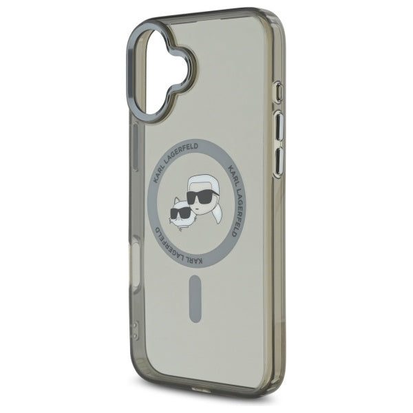 Karl Lagerfeld MagSafe dėklas iPhone 16 – juodas