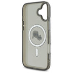Karl Lagerfeld MagSafe dėklas iPhone 16 – juodas