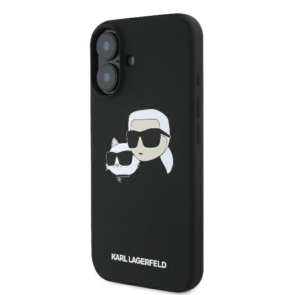 Karl Lagerfeld MagSafe dėklas iPhone 16 – juodas -- iPhone 16