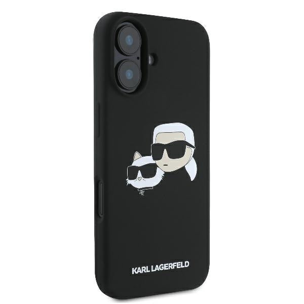 Karl Lagerfeld MagSafe dėklas iPhone 16 – juodas -- iPhone 16