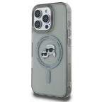 Karl Lagerfeld MagSafe dėklas iPhone 16 Pro Max – juodas