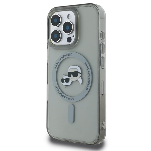 Karl Lagerfeld MagSafe dėklas iPhone 16 Pro Max – juodas