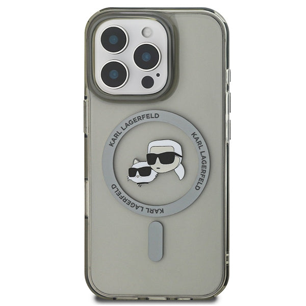 Karl Lagerfeld MagSafe dėklas iPhone 16 Pro Max – juodas