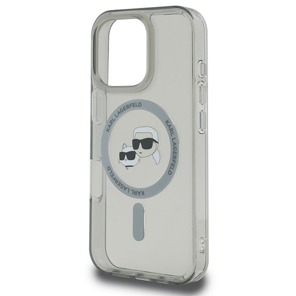Karl Lagerfeld MagSafe dėklas iPhone 16 Pro Max – juodas