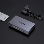 Ugreen Ethernet jungiklis 6 prievadai 1Gb/s su PoE - pilka -- Uncategorized