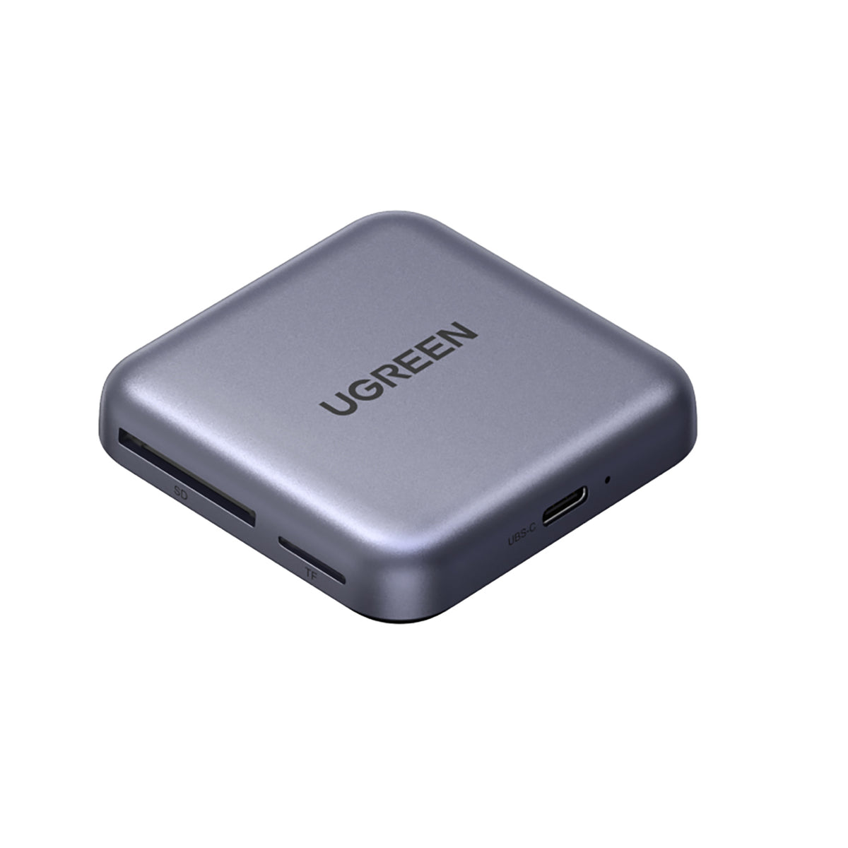 Ugreen magnetinis atminties kortelės skaitytuvas + 100W PD 3in1 įkrovikliai - pilka -- Memory Card Readers