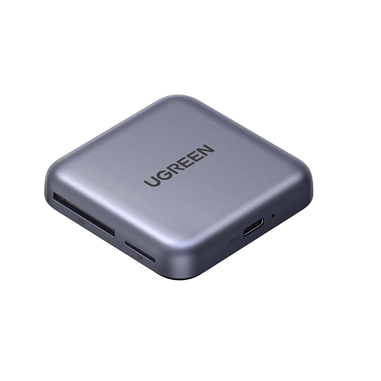 Ugreen magnetinis atminties kortelės skaitytuvas + 100W PD 3in1 įkrovikliai - pilka -- Memory Card Readers