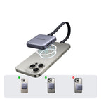 Ugreen magnetinis atminties kortelės skaitytuvas + 100W PD 3in1 įkrovikliai - pilka -- Memory Card Readers