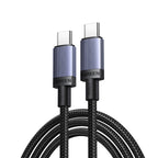 Ugreen USB-C į USB-C PD laidas 100W 5A 1m - juodas -- Cell phone cables