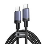 Ugreen USB-C į USB-C PD laidas 240W 2m – Juodas -- Cell phone cables