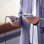 Ugreen USB-C į USB-C PD laidas 240W 3m - Juodas -- Cell phone cables