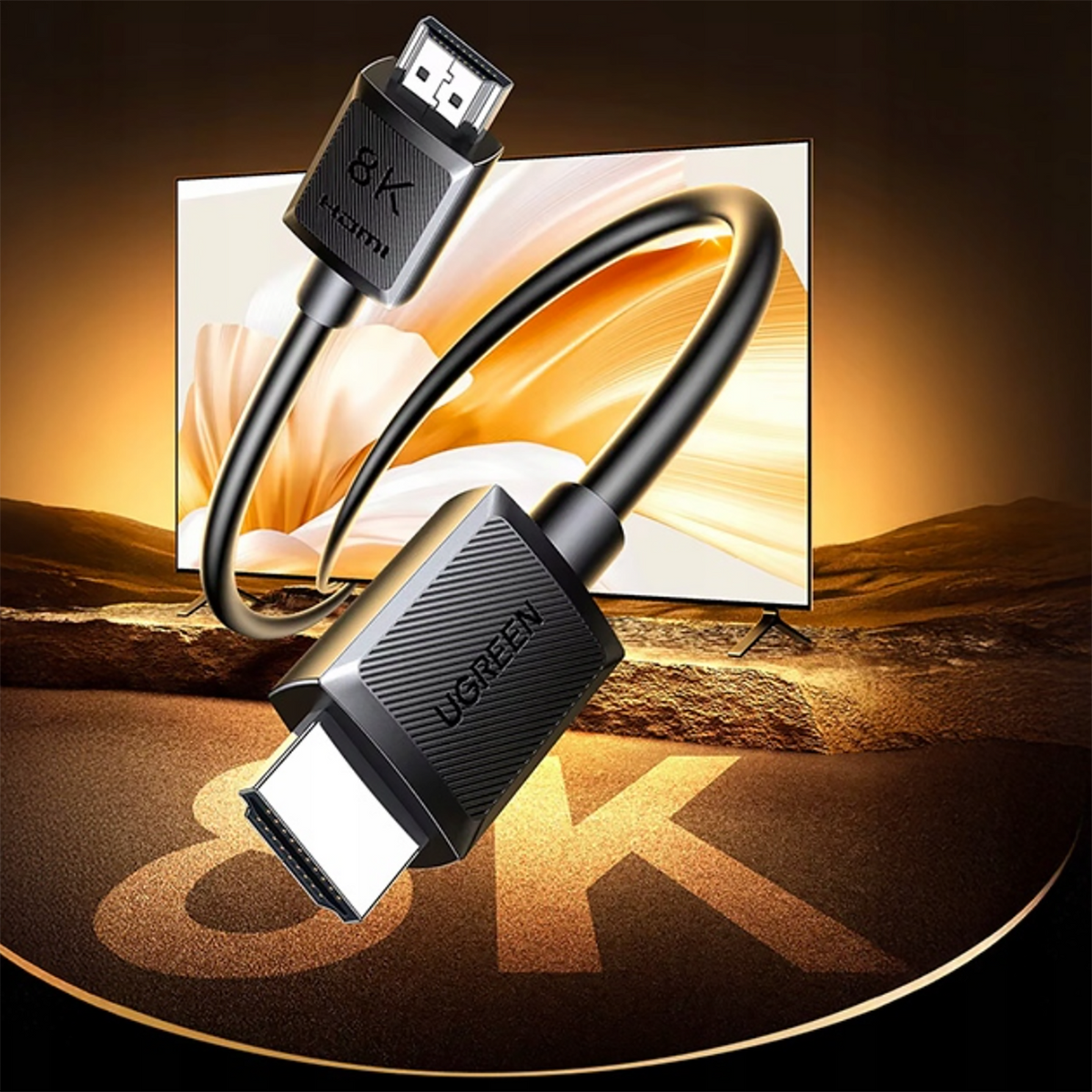 Ugreen 4K HDMI Kabelis 1.5m - Juodas -- Video Cables