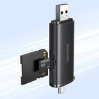 Ugreen 2in1 USB-C / USB-A SD 4.0 UHS-II kortelių skaitytuvas - Juodas -- Memory Card Readers