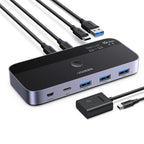 Ugreen perjungiklis USB-C USB-A 10Gb/s - pilka -- KVM Switches