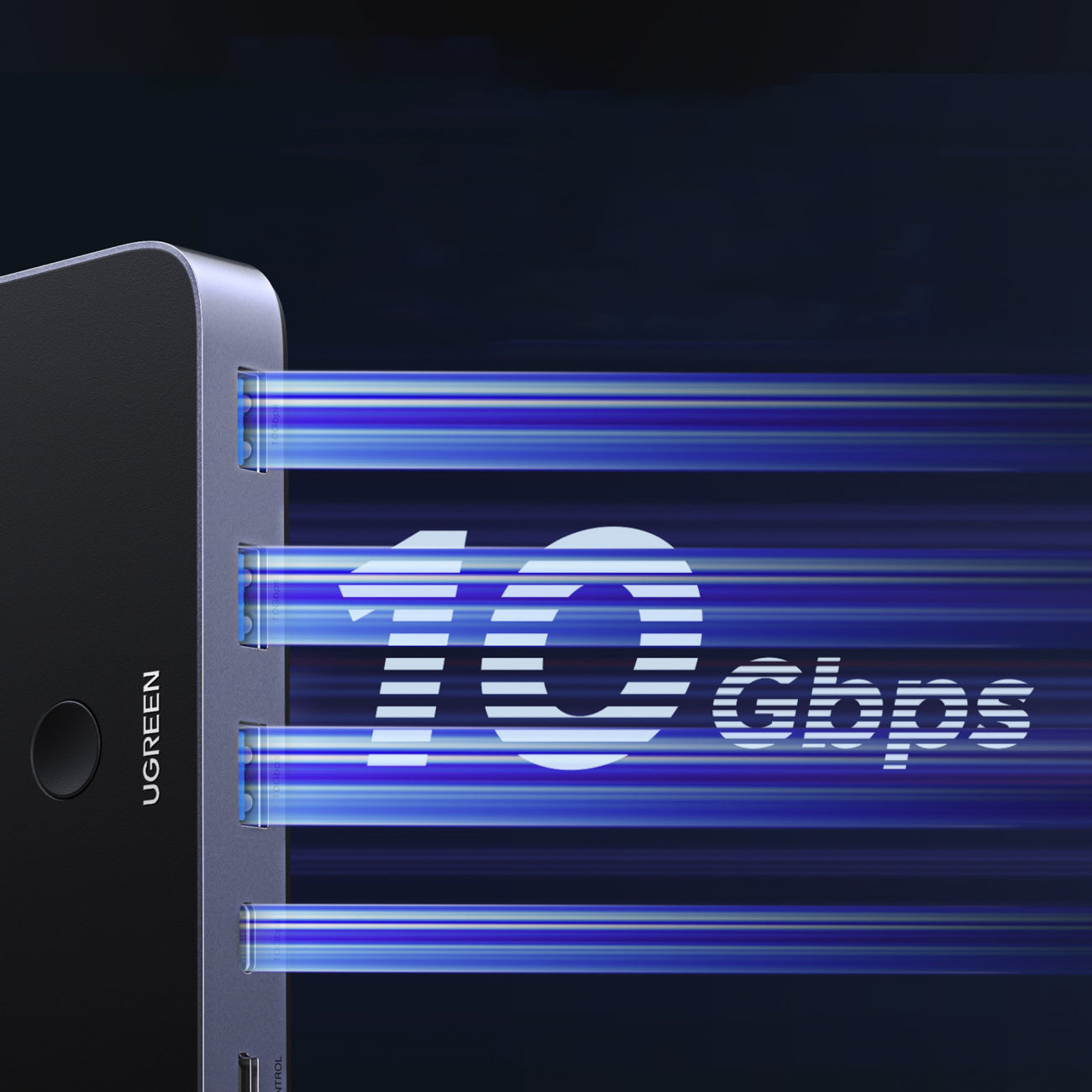 Ugreen perjungiklis USB-C USB-A 10Gb/s - pilka -- KVM Switches