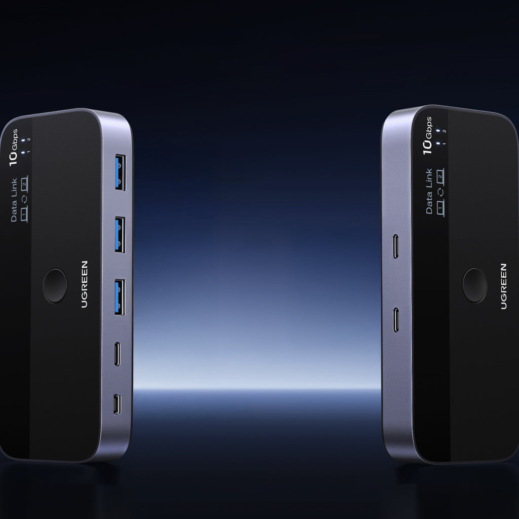 Ugreen perjungiklis USB-C USB-A 10Gb/s - pilka -- KVM Switches