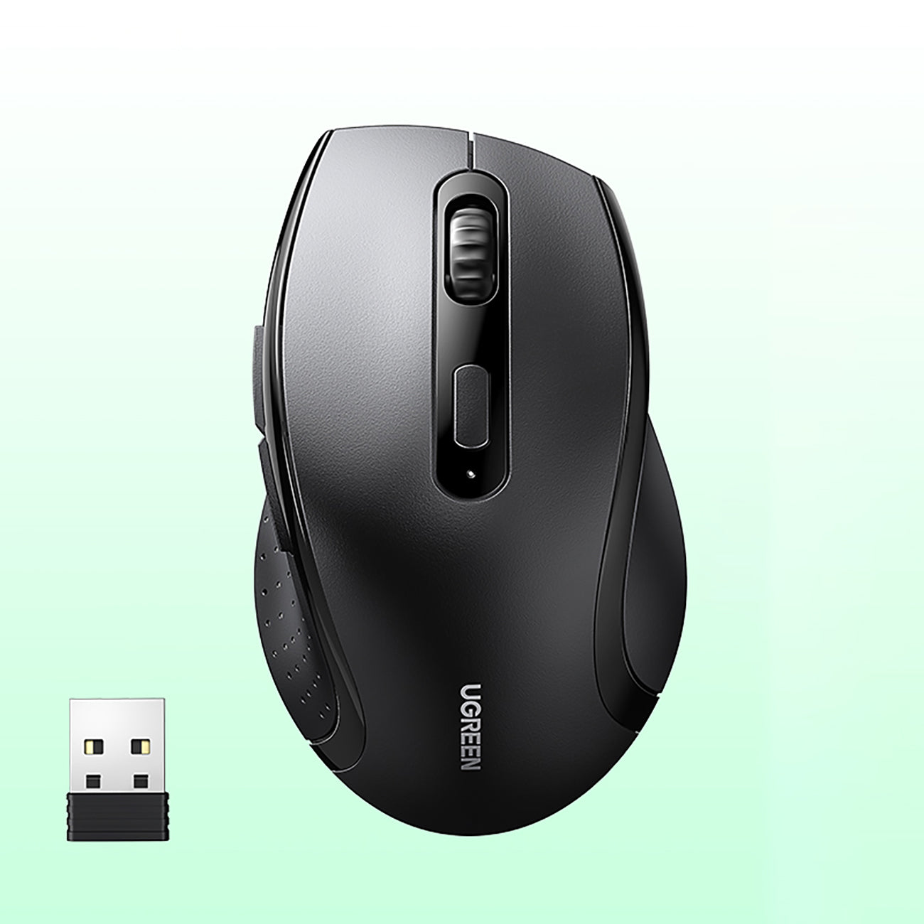 Ugreen belaidis ergonominis optinis pelė - juoda -- Uncategorized