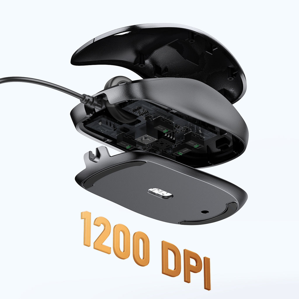 Ugreen laidinė optinė pelė - juoda -- Uncategorized