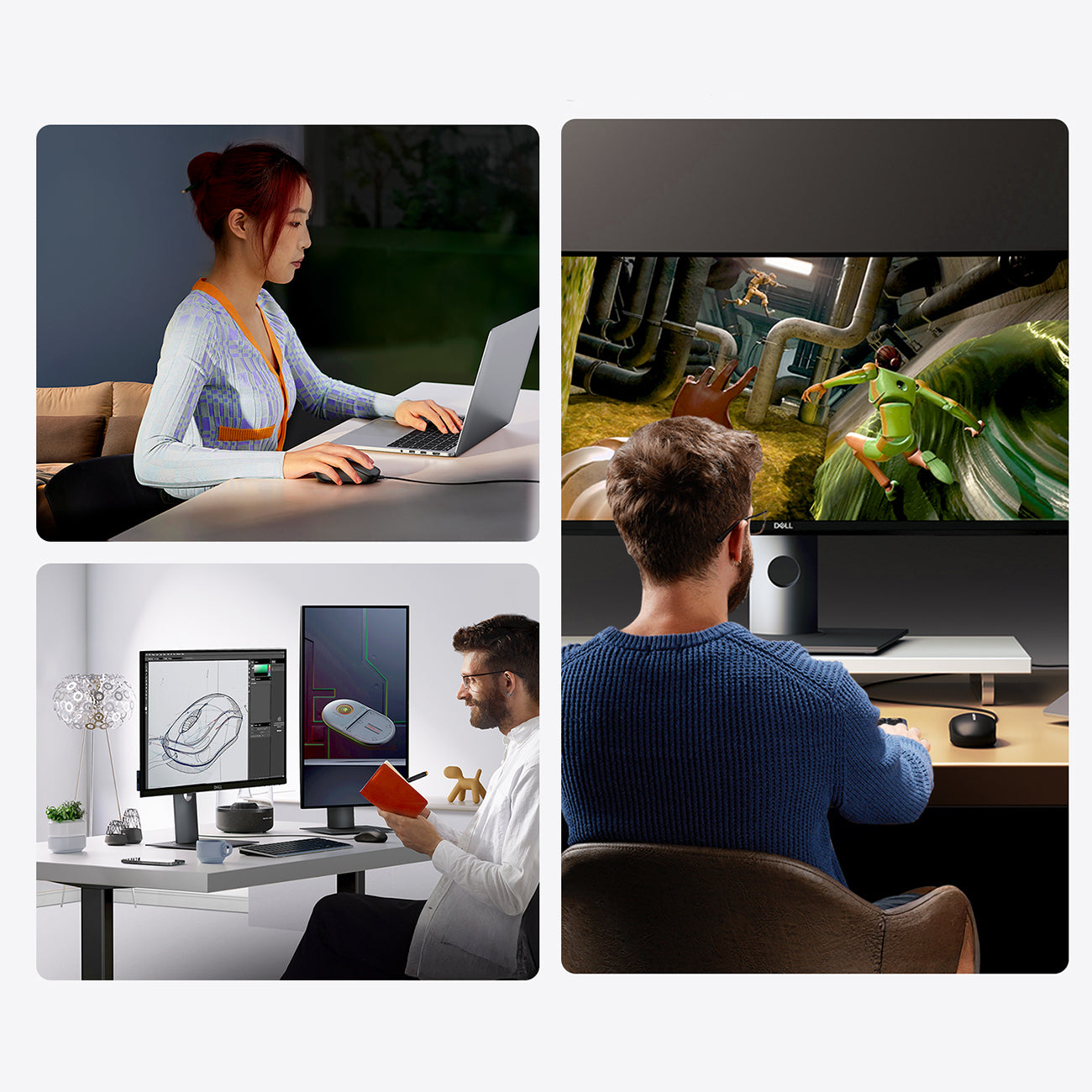 Ugreen laidinė optinė pelė - juoda -- Uncategorized