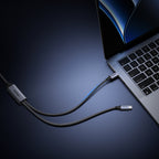 Ugreen 2in1 USB-C Kabelis - 2xUSB-C PD 140W 2m - Juodas -- Cell phone cables