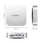 Orico MiniLink 9-in-1 Docking Station - Sidabrinė -- USB Hubs