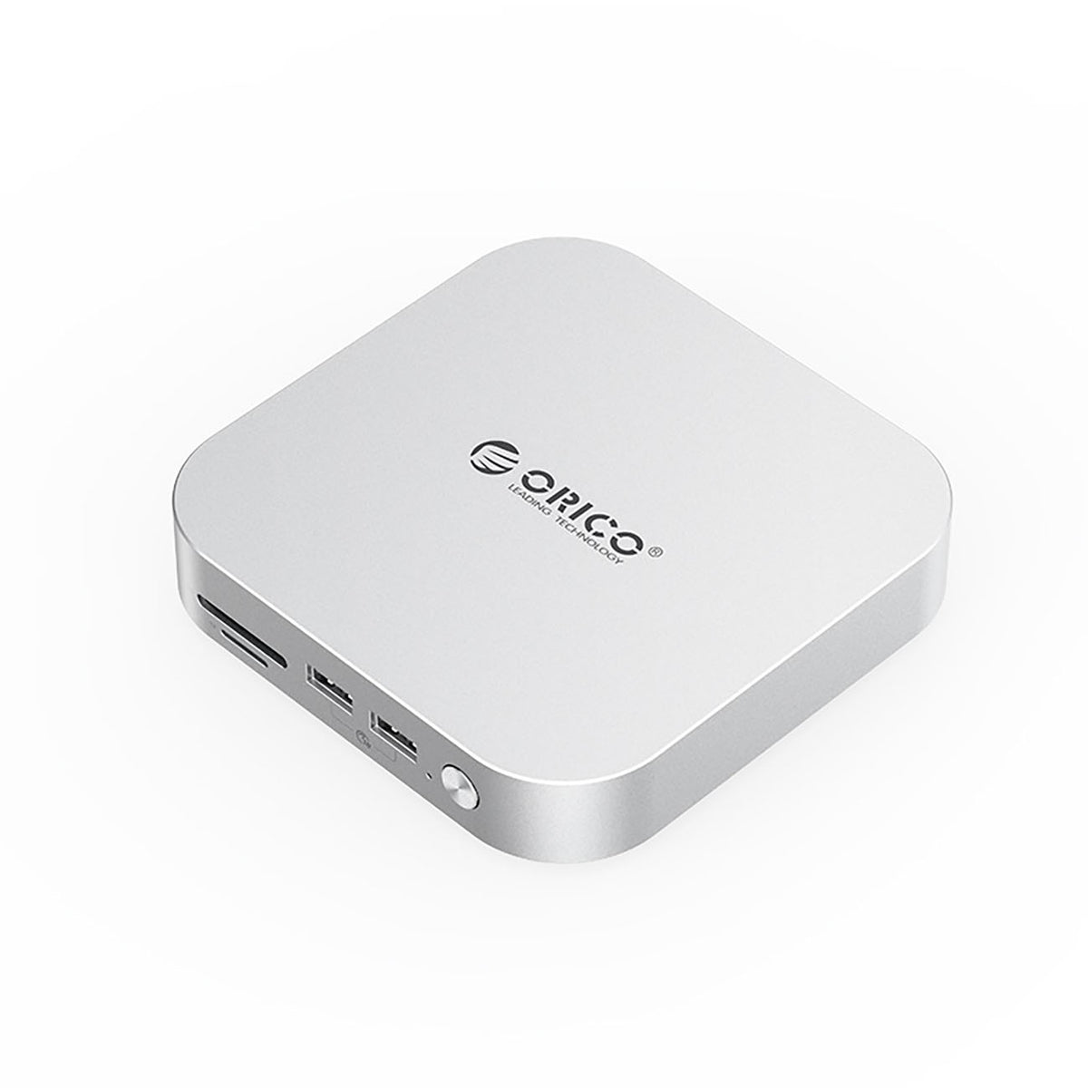 Orico MiniLink 9-in-1 jungimo stotis su M.2 SSD kieto disko lizdais - Sidabrinė -- Hard Drive Adapters