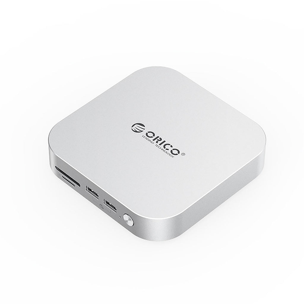 Orico MiniLink 9-in-1 jungimo stotis su M.2 SSD kieto disko lizdais - Sidabrinė -- Hard Drive Adapters