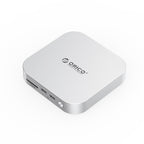 Orico MiniLink 9-in-1 jungimo stotis su M.2 SSD kieto disko lizdais - Sidabrinė -- Hard Drive Adapters