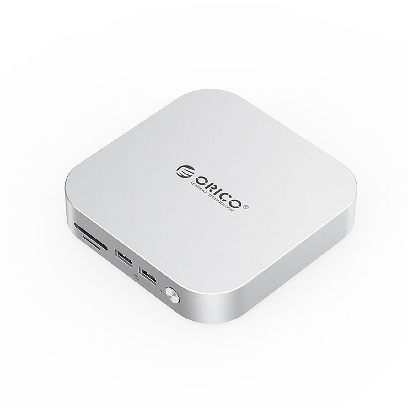 Orico MiniLink 9-in-1 jungimo stotis su M.2 SSD kieto disko lizdais - Sidabrinė -- Hard Drive Adapters