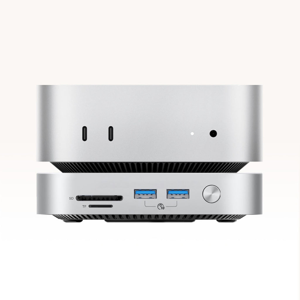 Orico MiniLink 9-in-1 jungimo stotis su M.2 SSD kieto disko lizdais - Sidabrinė -- Hard Drive Adapters