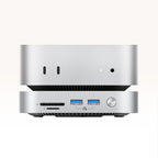 Orico MiniLink 9-in-1 jungimo stotis su M.2 SSD kieto disko lizdais - Sidabrinė -- Hard Drive Adapters