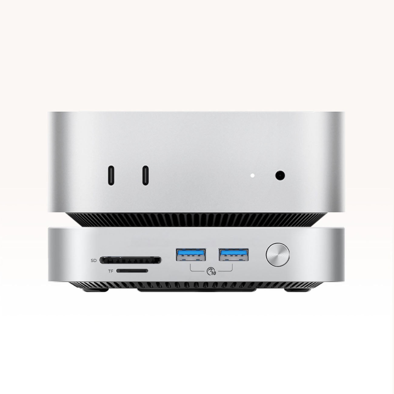 Orico MiniLink 9-in-1 jungimo stotis su M.2 SSD kieto disko lizdais - Sidabrinė -- Hard Drive Adapters
