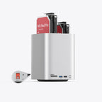 Orico MiniTower prijungimo stotis su kietojo disko lizdais iki 56TB - sidabrinė -- Hard Drive Adapters