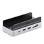 Orico MiniDock 10-in-1 Prijungimo Stotis su SSD Kietojo Disko Skyriumi - Sidabrinė -- Mac mini 2024