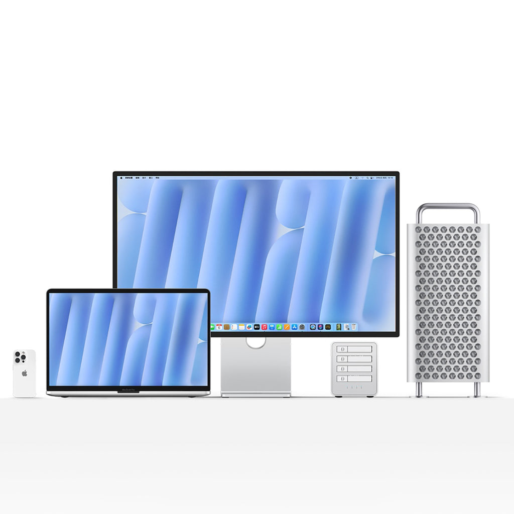 Orico 8848U4 DAS Series 4 lizdų M.2 NVMe SSD diskų masyvas - balta -- Hard Drive Adapters