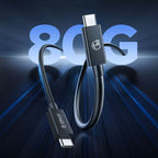 Orico Laidas USB4 Thunderbolt5 80Gbps 240W USB-C to USB-C 1.5m juodas -- Cell phone cables