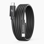 Orico Laidas USB4 Thunderbolt5 80Gbps 240W USB-C to USB-C 2m juodas -- Cell phone cables